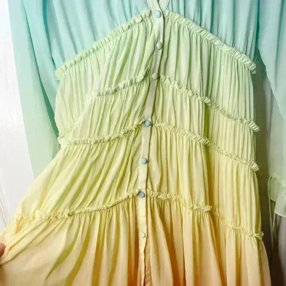 Rococo Sand Ciel Dress in Gradient Rainbow Size XS - Picture 9 of 17
